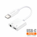 Adaptador USB-C a USB-C + 3.5mm PD27W - C213B