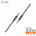 Cable Audio Jack 4 Pin M/M 1M - C201A