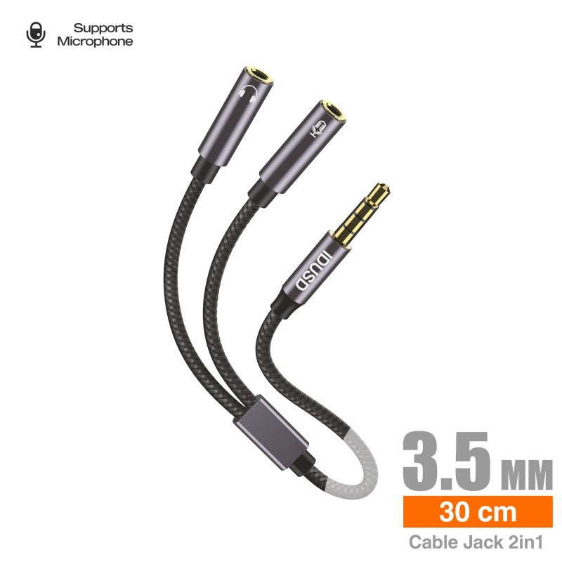 Cable Divisor Micrófono y Audio - C207A