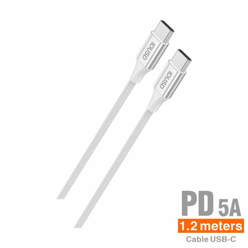Cable Nylon PD USB-C 1.2M 5A - C86B