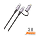 Cable Nylon 1,2 M PD 2 en 1 - C03A