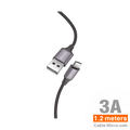 Cable Nylon Micro 1.2M 3A - C81A