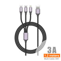 Cable Nylon 1,2 M USB 1 A 3 - C02A