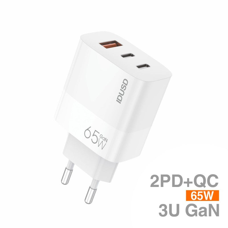 GaN 65W PD 3U A+C+C - D150B