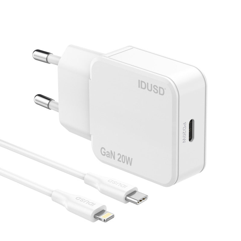 Cargador GaN PD20W 1C - PD Lightning - D305B