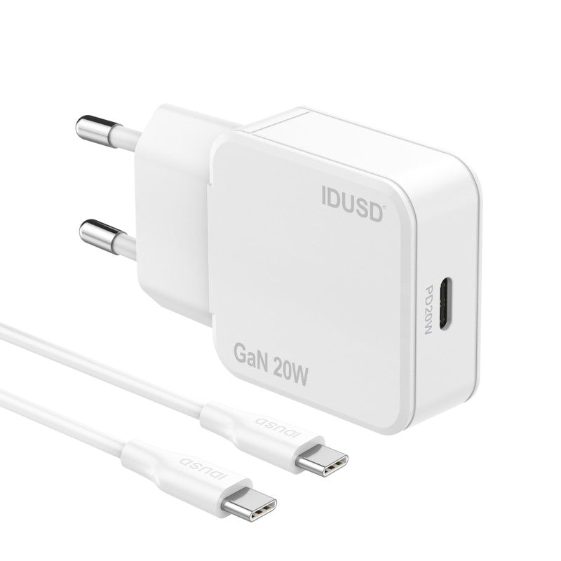 Cargador GaN PD20W 1C - PD USB-C - D306B