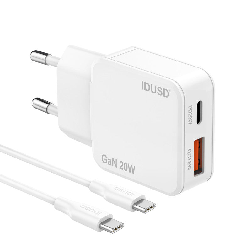 Cargador GaN PD20W A+C - PD USB-C - D316B
