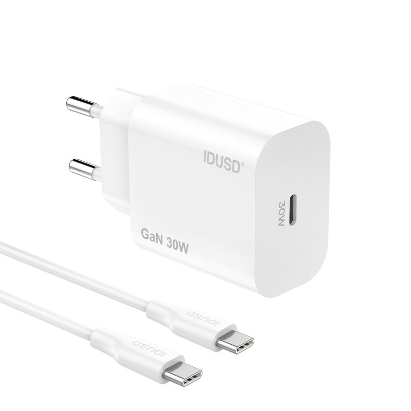 Cargador GaN PD30W 1C - PD USB-C - D376B