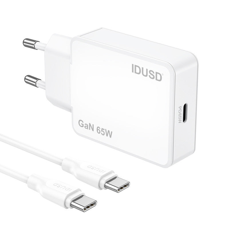 Cargador GaN PD65W 1C - PD USB-C - D346B