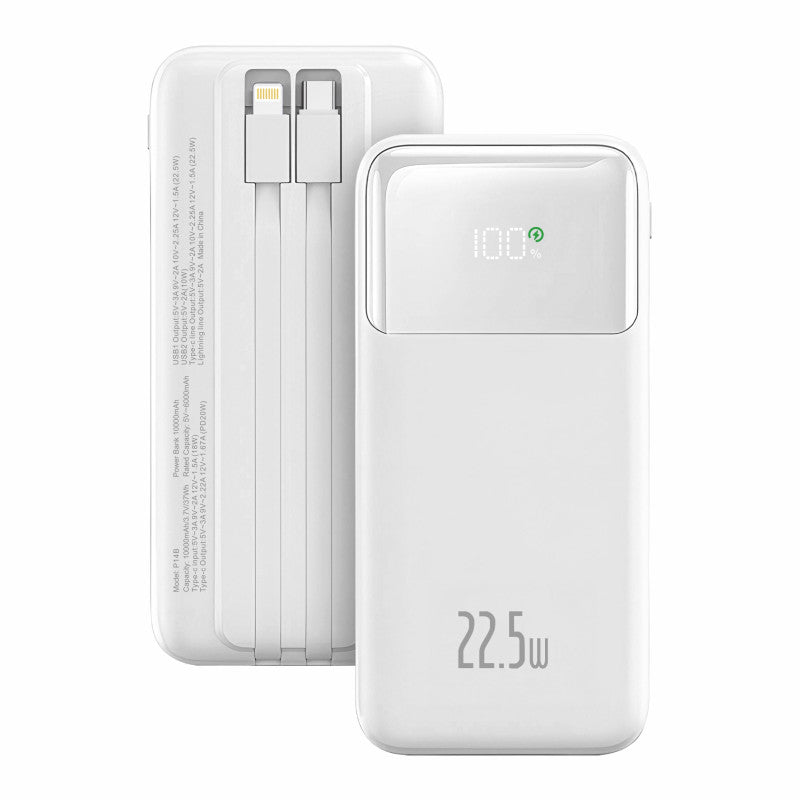 Eco Power Flow 10.000mAh 22.5W Blanco - P14B