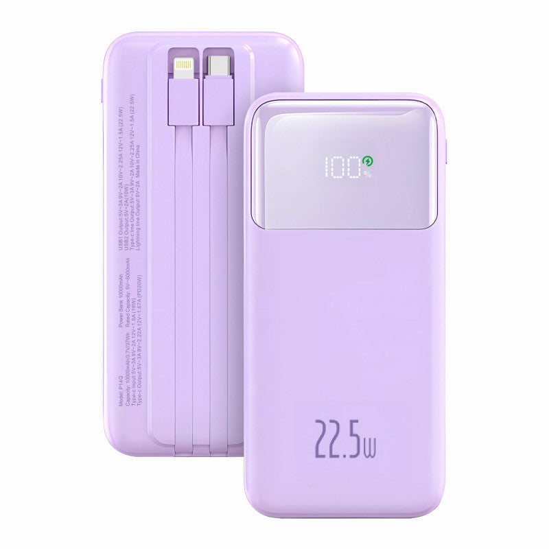 Eco Power Flow 10.000mAh 22.5W Lila - P14Q