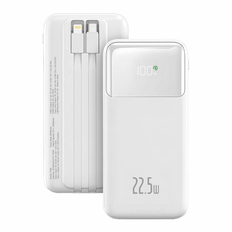 Eco Power Flow 20.000mAh 22.5W Blanco - P15B