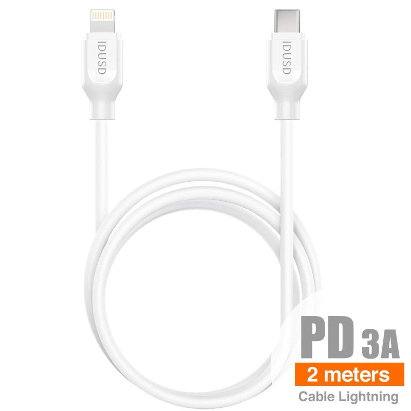 Turbo Cable Type-C a Lightning PD 3A 2M- C72B