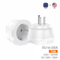Travel Adapter Europe to USA - D02B